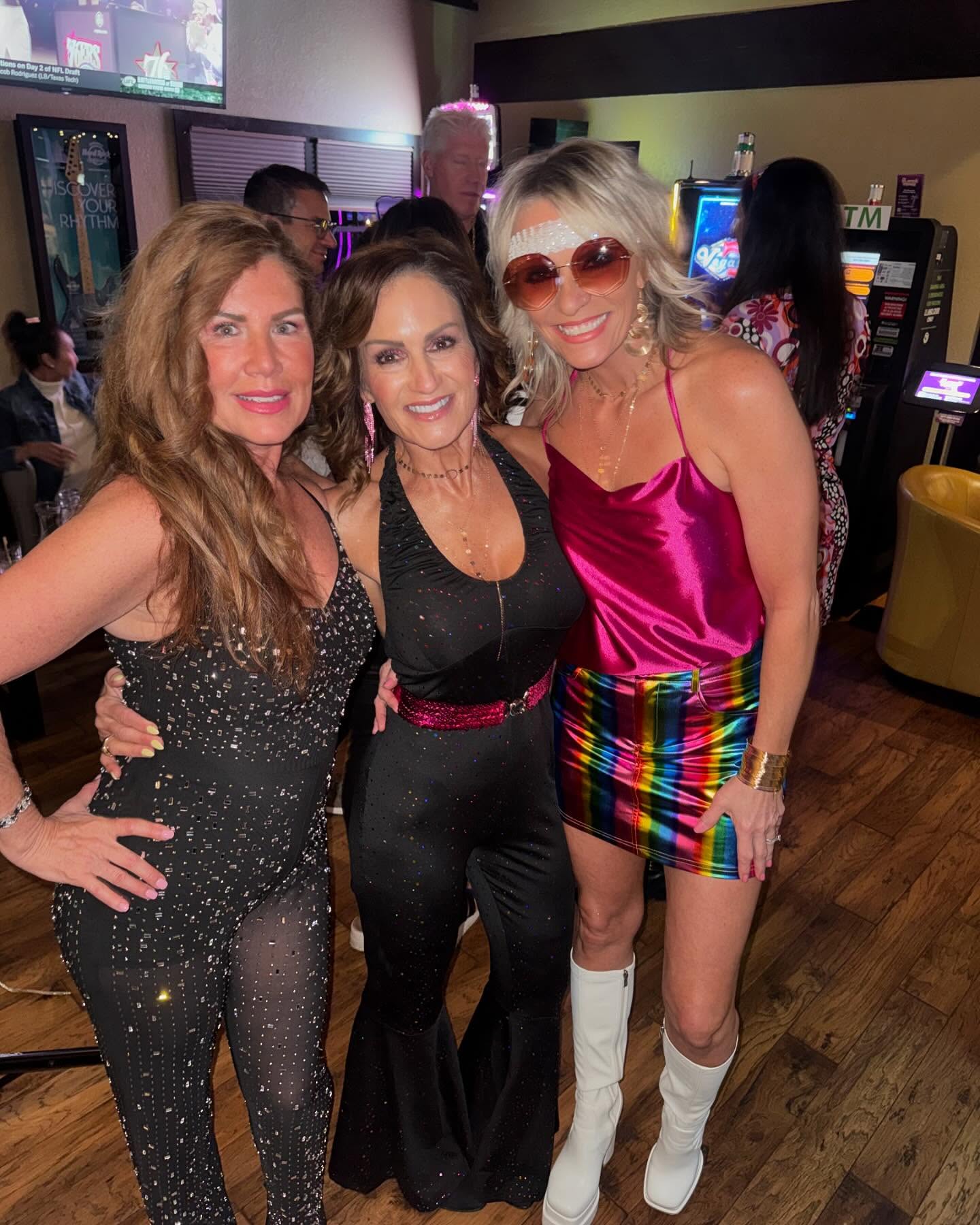 Guests enjoying a DJ Russ Fritz retro themed event